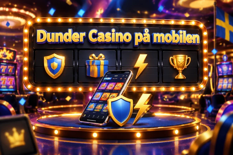 Dunder Casino på mobilen