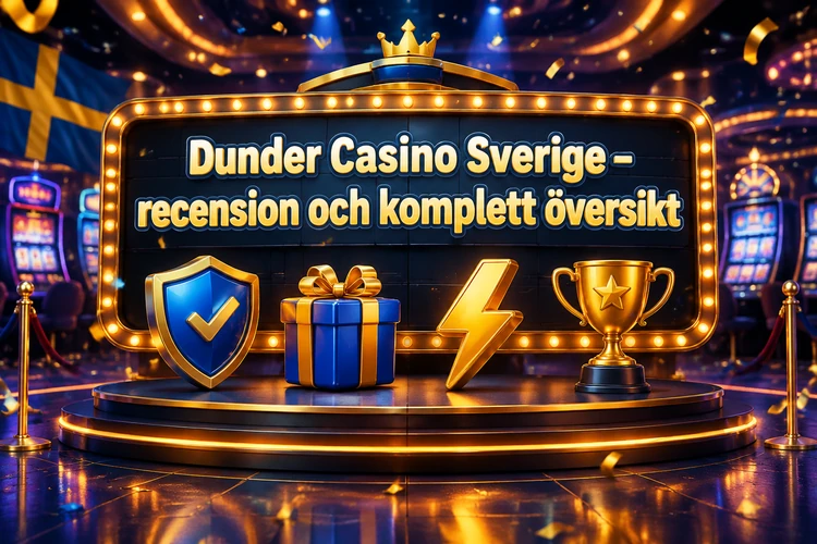 Dunder Casino Sverige - recension och komplett översikt